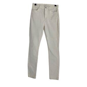 7 For All Mankind ivory Corduroy Skinny Jeans Size 25 Womens Casual classic